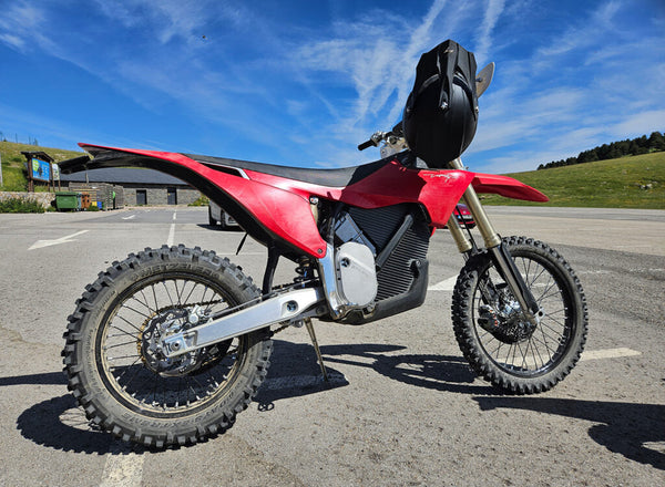 Stark Varg EX street-legal electric enduro in the Spanish Pyrenees