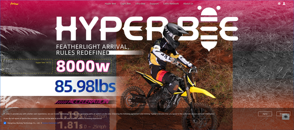 Surron Hyper Bee 2026 — 8kW, 185Nm, 86 lbs of pure fun