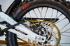 SURRON Light Bee X 2026 electric dirt bike in white, battery compartment detail