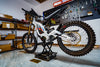 SURRON Light Bee X 2026 electric dirt bike in white, overhead view